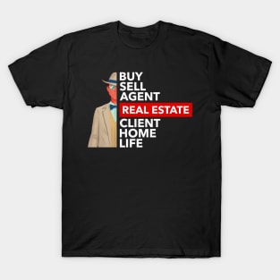 Real Estate Words Man T-Shirt